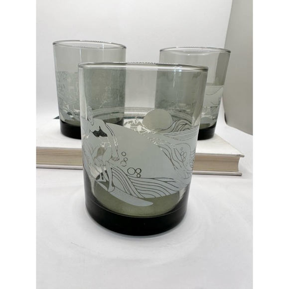 Vintage 1980s Libbey McDonalds Hawaii Promotional Souvenir Glasses - Picture 4 of 10